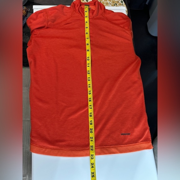 Patagonia Women’s Capilene Half-Zip Sweatshirt Pullover Orange Sz M - Picture 8 of 10